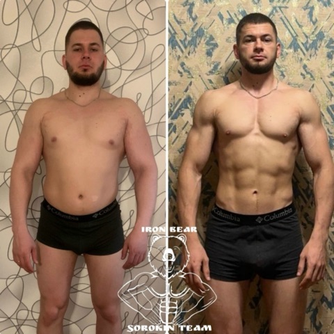 Евгений, минус 17 кг веса, минус 15 см с живота