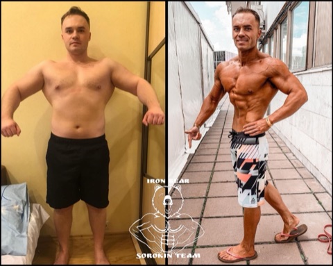 Кирилл, пресс к летнему сезону и серебро чемпионата России WFF за 5 месяцев